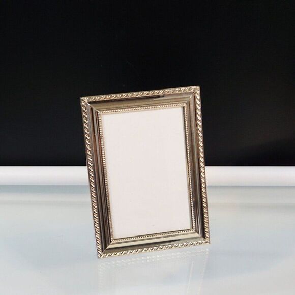 Ornate Silver Color Picture Frame - Picture 1 of 7